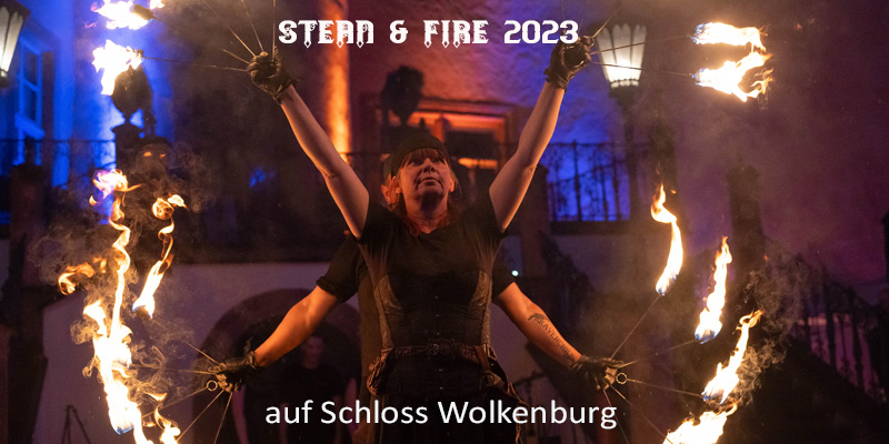 Steampunk Treffen und viktorianisches Frühstück auf Schloss Wolkenburg, 2023